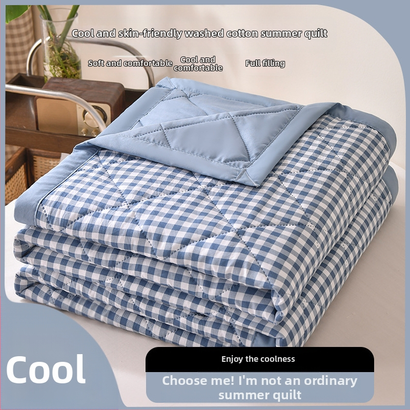 Plovita medvilninė vasaros antklodė su reaktyviu dažymu, 1.0–1.25 kg, japonų stilius, ultragarsinis reljefas