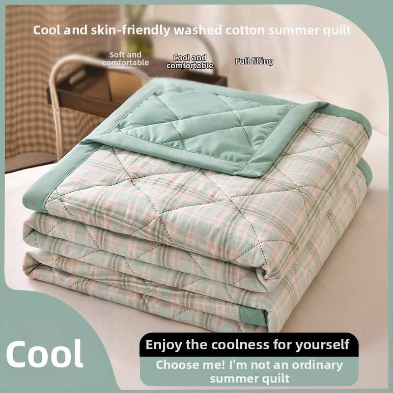 Plovita medvilninė vasaros antklodė su reaktyviu dažymu, 1.0–1.25 kg, japonų stilius, ultragarsinis reljefas