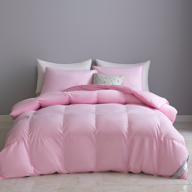 Dūnu pildīta sega ar pretputu audumu, 2 kg, četrsezonu sega, šūšana