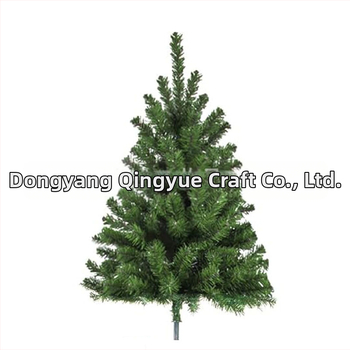 PVC grindinis stovintis dirbtinis Kalėdų medis su plokščia viršūne