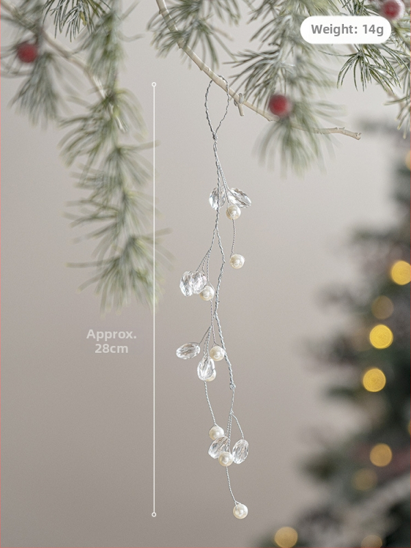 Акрилни коледни висулки за елха за атмосферен декор — Материал: Акрил; Стилове: корейски стил, класически, модерeн минимализъм, модерно изкуство, лайт лъкс; Подходящо за Коледа; Без IP лиценз