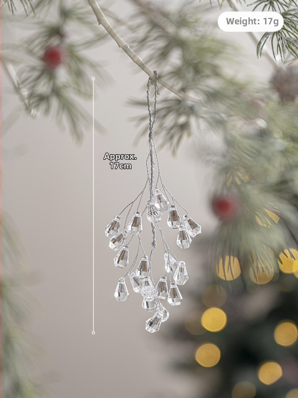 Акрилни коледни висулки за елха за атмосферен декор — Материал: Акрил; Стилове: корейски стил, класически, модерeн минимализъм, модерно изкуство, лайт лъкс; Подходящо за Коледа; Без IP лиценз