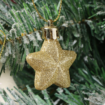 Add luck πλαστικό χριστουγεννιάτικο στολίδι για δέντρο με ηλεκτροπλατίωση, βαφή και εκτύπωση; μοντέρνο μινιμαλιστικό προς ελαφρύ πολυτελές στυλ; συσκευασμένο σε Kraft κουτί με PET καπάκι