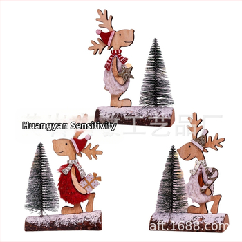 Επιτραπέζιο διακοσμητικό με ξύλινο κουτί ημερομηνιών 24 συρταριών και χριστουγεννιάτικο μοτίβο (Υλικό: Density board; Μάρκα: High Sensitivity Technology; Κατηγορία: Διακοσμητικά)