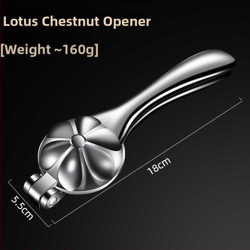 Aliuminio kaštanų atidarytovas su kryžminių laikikliu – daugiafunkcinis riešutų atidarytuvas, šiuolaikinis minimalistinis dizainas, išleidimas 2021 m. vasarą