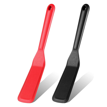 Set din silicon pentru bucătărie – 2 piese, spatulă și lingură, mâner din silicon, rezistent la temperaturi înalte, antiaderent