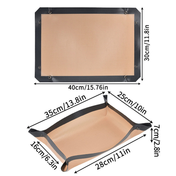 Silikoninis kepimo kilimėlis su mygtukais, kvadratinės formos, logotipo spaudos galimybė