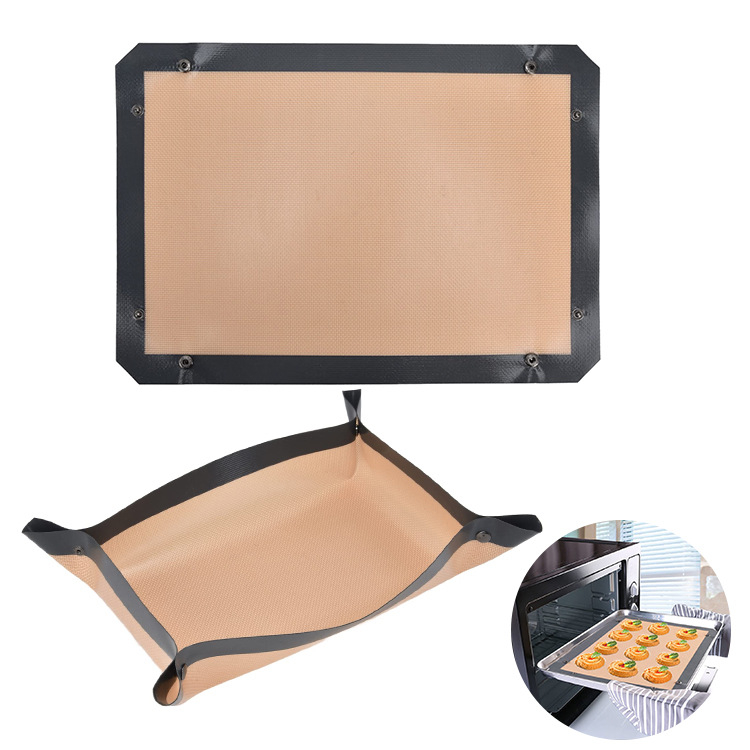 Silikoninis kepimo kilimėlis su mygtukais, kvadratinės formos, logotipo spaudos galimybė