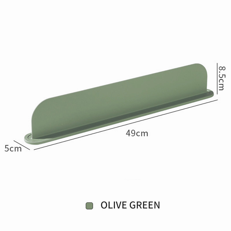 Virtuvės silikoninis vandens barjeras praustuvei — apsauga nuo purslių indams ir daržovėms, modernus minimalistinis stilius, pritaikomas