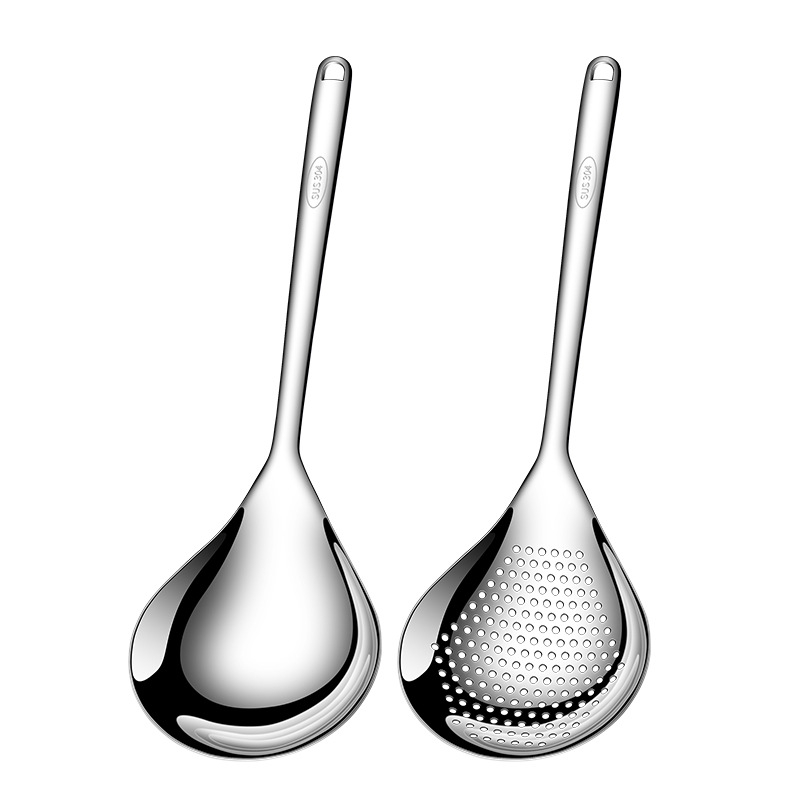 Lingură de bucătărie din oțel inoxidabil, protecție împotriva arsurilor, logo personalizat, stil modern