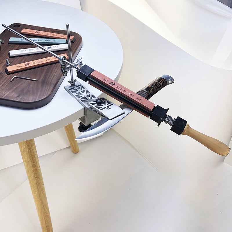 Peilių šlifavimo stovėklė su fiksuotu kampu laikikliu, galvanizuotas dėklas su diamantine danga virtuvės peiliams (Prekės ženklas: gt; Medžiaga: Kita; Importuota: Ne; Panaudojimas: Virtuvės peiliai)