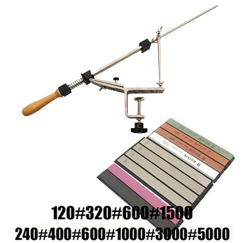 Peilių šlifavimo stovėklė su fiksuotu kampu laikikliu, galvanizuotas dėklas su diamantine danga virtuvės peiliams (Prekės ženklas: gt; Medžiaga: Kita; Importuota: Ne; Panaudojimas: Virtuvės peiliai)