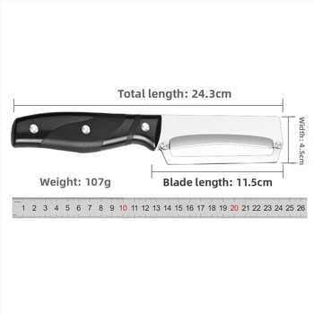 Huazhong Daugiafunkcinis virtuvės skutėjas — nerūdijančio plieno ašmenys, PP rankena, vaisių ir daržovių skutimui, ananasų peilis