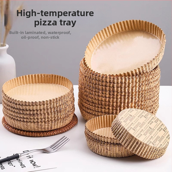 Kepimo popieriaus su laminuota danga ir aliejui atspari apačia – iš neapdoroto medienos pluošto, tinkama picai, tortams ir duonai, prekinis ženklas Giant Cat