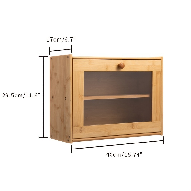 Crisper Box, Υλικό Nanzhu, Τετράγωνο σχήμα, Χωρητικότητα 2.1–3L, Σετ 4 τεμαχίων, 1 επίπεδο