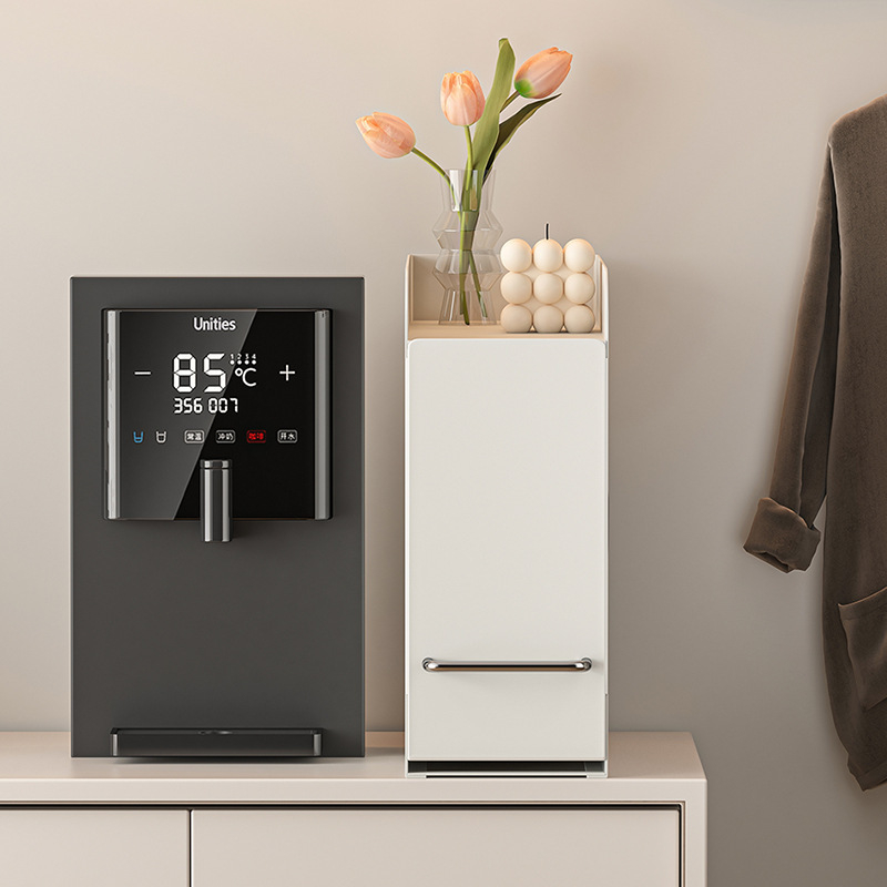 Ištraukiamas virtuvės prieskonių laikiklis, modernus minimalistinis stilius, anglies medžiaga, nereikia gręžti, skirtas darbastaliui