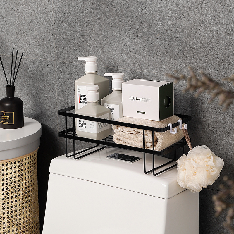 Stay well sieninis geležinis tualeto laikiklis, 1 lygis, be gręžimo