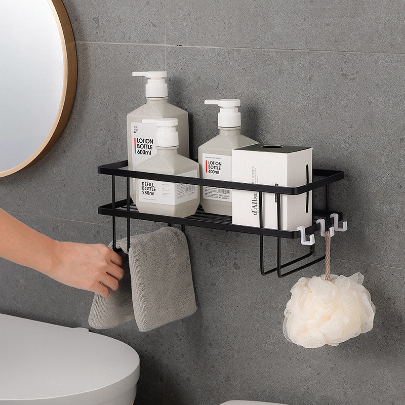 Stay well sieninis geležinis tualeto laikiklis, 1 lygis, be gręžimo