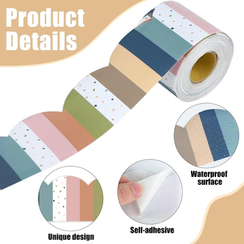 Ρολά αυτοκόλλητα μαυροπίνακα για διακόσμηση δωματίου, αυτοκόλλητο από επικαλυμμένο χαρτί, χειροποίητα διακοσμητικά