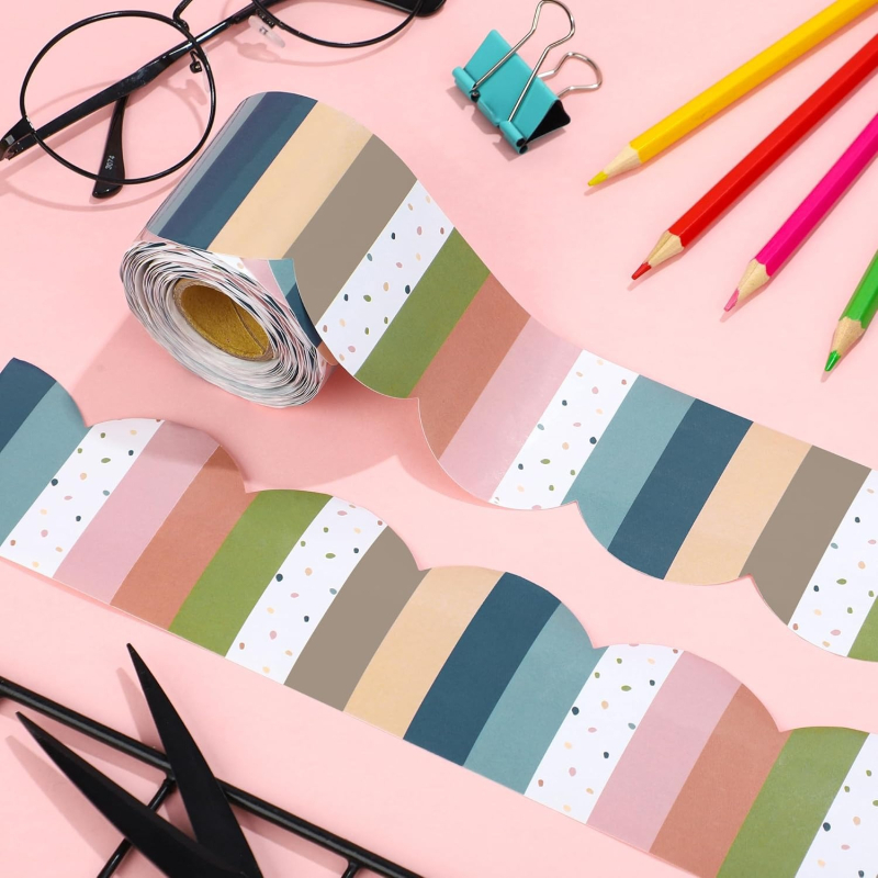 Autocolante rulouri pentru tablă de scris, pentru decorarea camerei, hârtie autocolantă acoperită, decorațiuni handmade