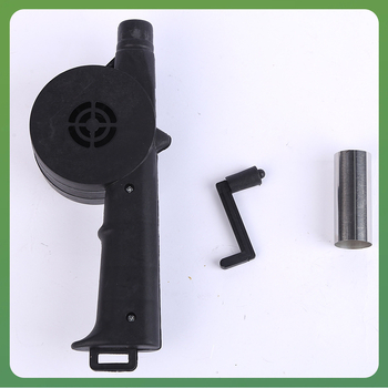 Rankinis pūtimo įrankis griliui, lauko kepimui skirtas įrankis