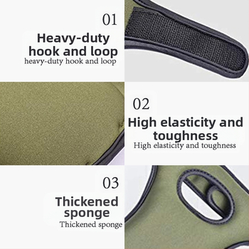 Sodo kelio pagalvėlės su elastine kempine apsauga lauko darbams (Medžiaga: Diving Material + Sponge; Apsaugos dalys: keliai; Auditorija: Suaugusieji; Kategorija: Kelio pagalvėlės)