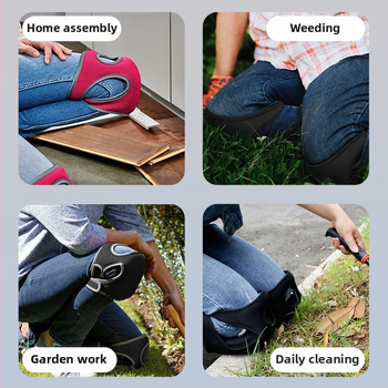 Sodo kelio pagalvėlės su elastine kempine apsauga lauko darbams (Medžiaga: Diving Material + Sponge; Apsaugos dalys: keliai; Auditorija: Suaugusieji; Kategorija: Kelio pagalvėlės)