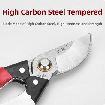 Секатор за клони за градина - високо въглеродна стомана, диаметър на резитба 1.5