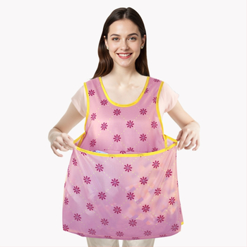 Bezrokas priekšauts; materiāls: Cits; stils: mūsdienīgs un vienkāršs; raksts: ziedi/zāle/lapas