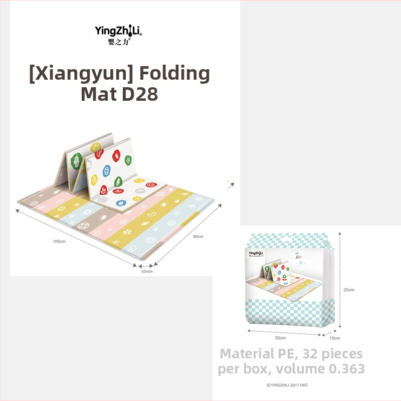 Bērnu rāpošanas mats - biezs, viendabīgs EVA putu paklājs, spēļu grīdas mats 0–3 gadiem (rāpošanas apmācība)