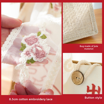 Chammit vestuvinė dovanų maišelis, forma: kita; medžiaga: kita; stilius: kinietiškas; tinkamas vestuvėms