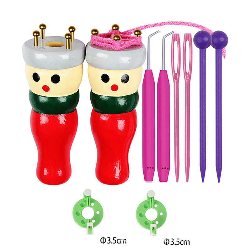 Zuuman Drveni alat za pletenje užadi – ručni DIY alat za pletenje konopa, paket 50, 320 g
