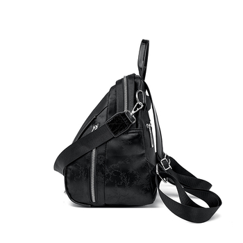 Skolas soma ar literāro ķīniešu stilu, PU materiāls, poliestera iekšējā odere, rāvējslēdzēja atvērums, iekšējās kabatas: slepenā rāvējslēdzēja kabata un telefona kabata