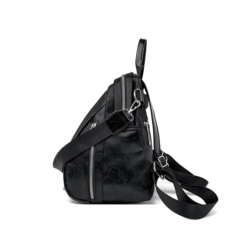 Skolas soma ar literāro ķīniešu stilu, PU materiāls, poliestera iekšējā odere, rāvējslēdzēja atvērums, iekšējās kabatas: slepenā rāvējslēdzēja kabata un telefona kabata