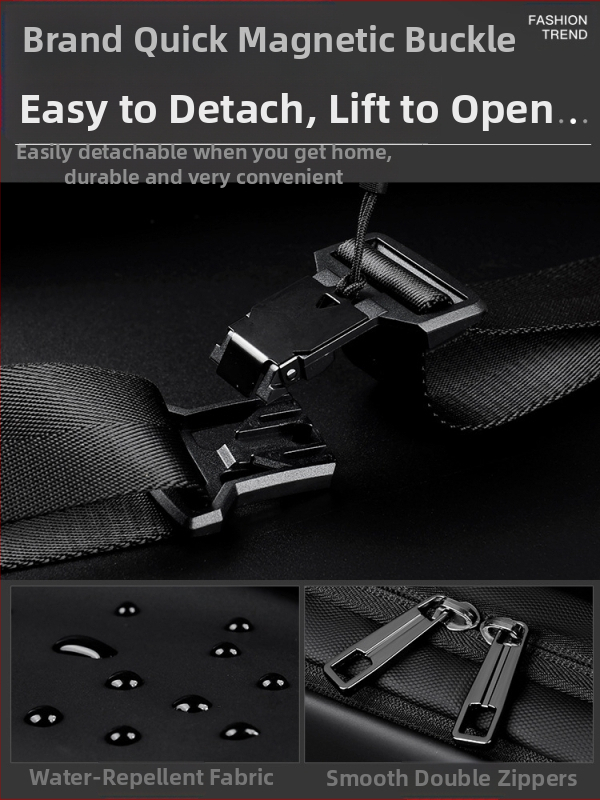 Мъжка чанта през рамо Elgent — урбан стил, оксфордска материя, износоустойчива