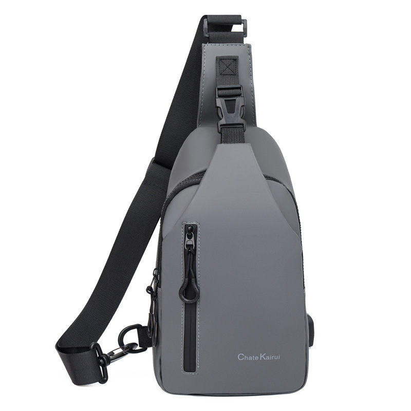 Τσάντα στήθους για άνδρες – ουδέτερο στυλ, PU υλικό, αδιάβροχη, αναπνεύουσα, για αναψυχή και ταξίδια