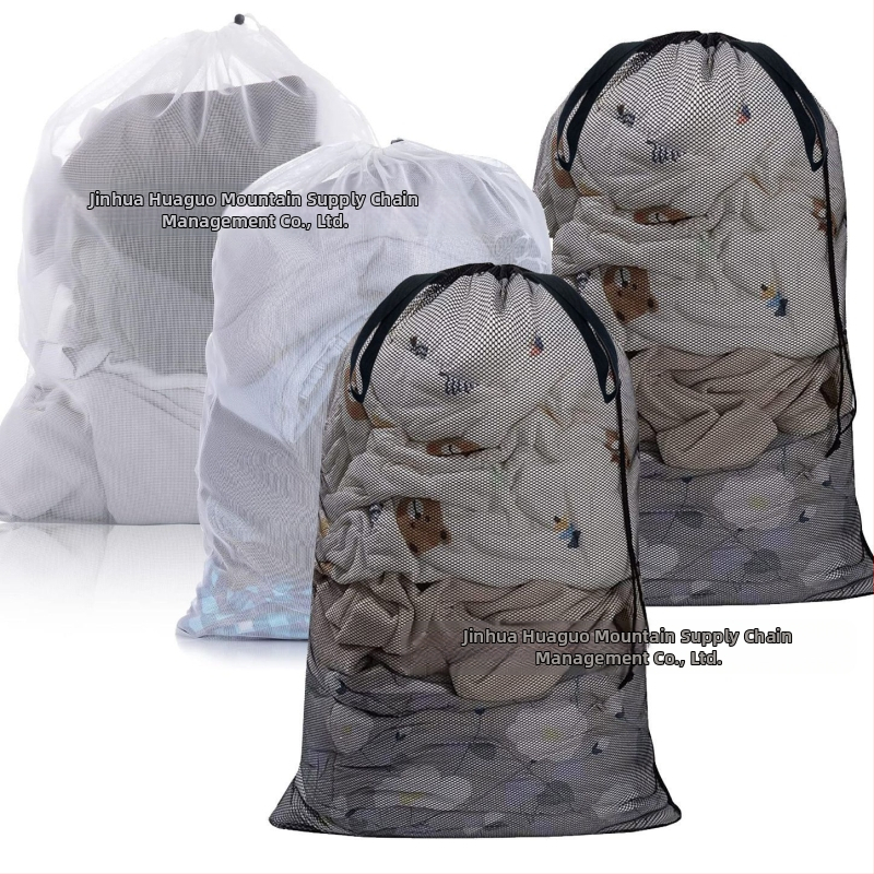 Торба за пране с връзка за дрехи — полиестер, марка New Hundred, модерен минималистичен стил, пусната през есента на 2015 г., не е внос.