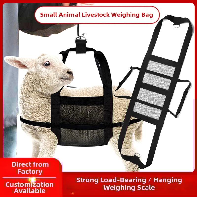 Zvēru svara tīklveida josta – Pakaramā svaru josta, Poliestera/nylon-poliester maisījums, piemērota maziem dzīvniekiem un liellopiem