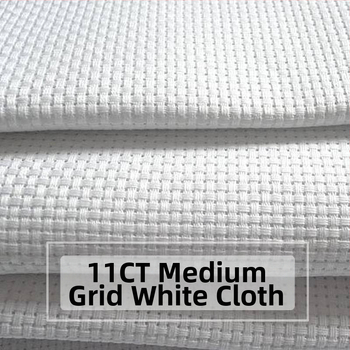 Ύφασμα για κέντημα με σταυροβελονιά DIY, άδειο ύφασμα για χειροτεχνία, ύφασμα με πλέγμα σε καρό μοτίβο