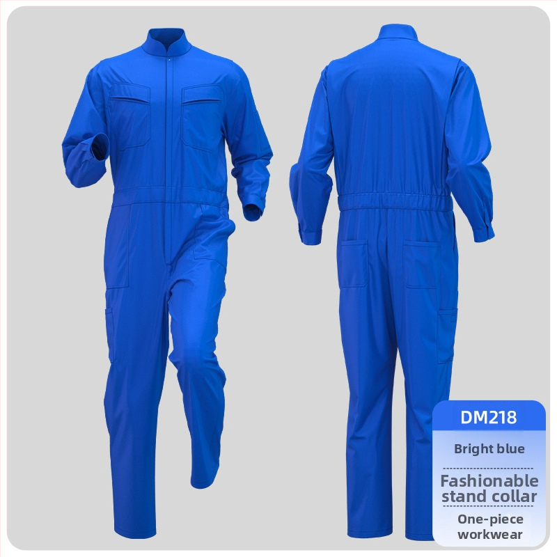 Ανδρικές ολόσωμες φόρμες εργασίας, 100% πολυεστέρας, απομάκρυνση υγρασίας, για εργοστάσιο, άνοιξη–φθινόπωρο
