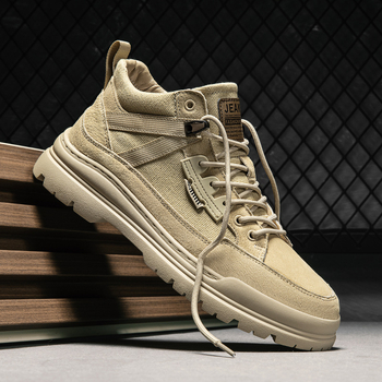 Vīriešu vidējā auguma kurpes ar bieza zole, mikrošķiedra, ziema, iekšējā gumijas zolīte