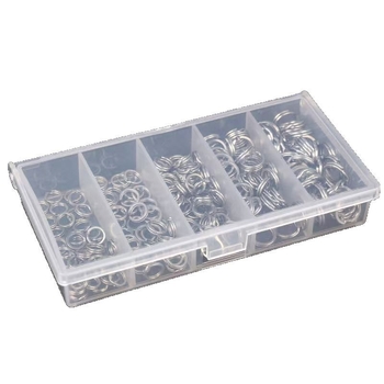 201 gabalu makšķerēšanas knaibles komplekts ar dubultā gredzena dizainu - ABS materiāls, makšķerēšanas piederumi