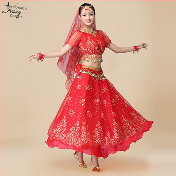 Huayu Σετ ενδυμάτων χορού της κοιλιάς για γυναίκες — 120D chiffon + floral gauze, ύφασμα νάιλον, Καλοκαίρι 2024 κυκλοφορία