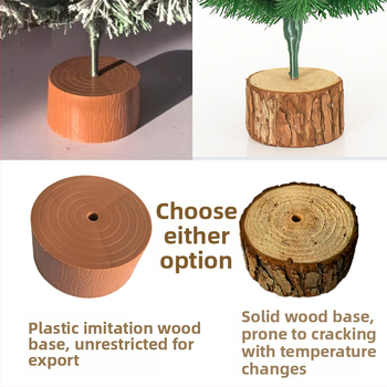 Mini floketu Kalėdų eglutės stalo dekoracijos, šiaurietiško stiliaus, PVC medžiaga, prekinis ženklas Hao guan, kategorija: Kalėdų eglutė, IP leidimas: Ne