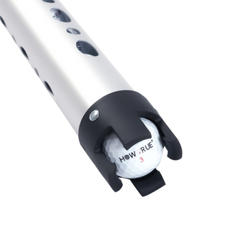 Golfų kamuolių rinktuvas su trijų dalių aliuminio vamzdžiu, be lenkimo, 21 kamuolio talpa, nešiojamas