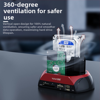 Κουτί εξωτερικού σκληρού δίσκου IDE/SATA 2.5/3.5, διεπαφή USB 2.0, έως 6TB χωρητικότητα