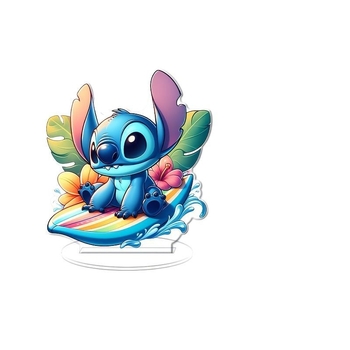 Акрилен настолен декор комплект за двойки — американски стил, печатна техника, номер на артикул 01121, подходящ за подарък по време на партита