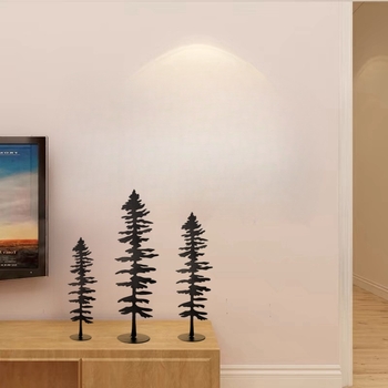 Σιδερένιο διακοσμητικό γραφείου σε σχήμα πεύκου – Χριστουγεννιάτικη εσωτερική μεταλλική κατασκευή, Κωδικός Προϊόντος 20250705, Διακοσμητικά για οικία και γραφείο