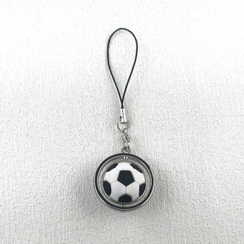 Κλειδοθήκη με περιστρεφόμενο ποδόσφαιρο και μπάσκετ, κράμα ψευδάργύρου – Αναμνηστικό δώρο Παγκόσμιου Κυπέλλου