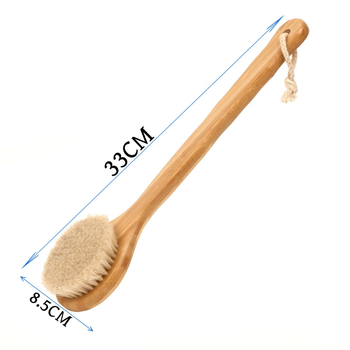 Yusufang βούρτσα ντους μασάζ με τρίχες αλόγου Νάνζου — Καθολική βούρτσα μπάνιου, 120 τεμάχια σε κουτί, προσαρμοστικές επιλογές